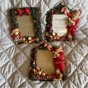 3 Christmas Picture Frames